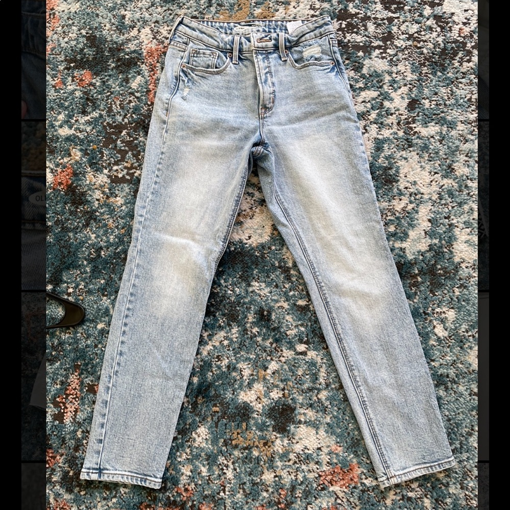 Old Navy High Rise Power Straight Jeans